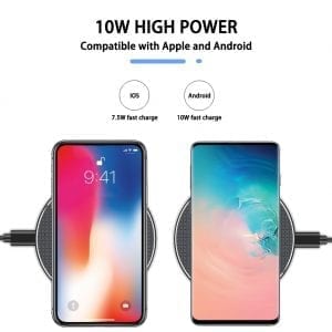 15W Wireless Fast Charging Pad β Sleek & Efficient
