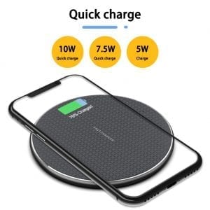 15W Wireless Fast Charging Pad β Sleek & Efficient