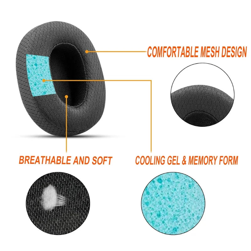 Replacement Earpads Ear Pads Cushion Covers Repair Parts for