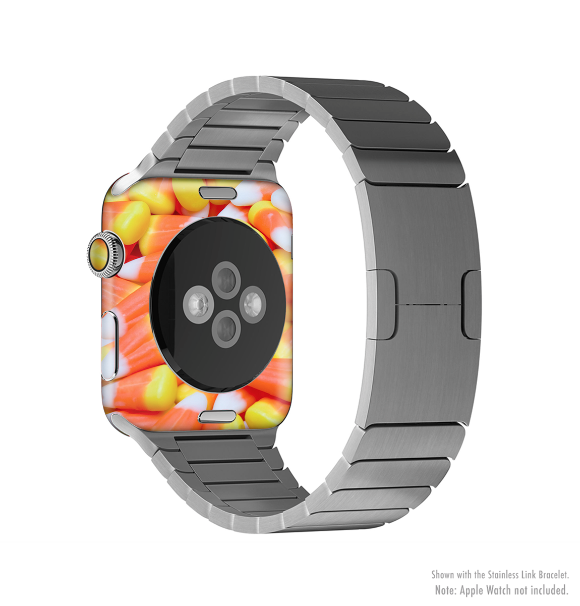 The Candy Corn Full-Body Skin Kit for the Apple Watch