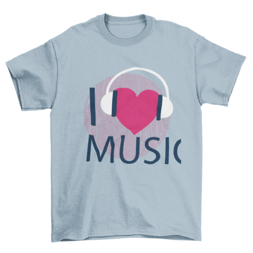 I love music t-shirt