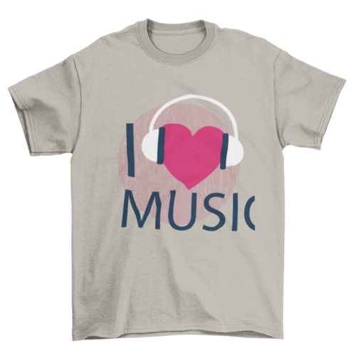 I love music t-shirt