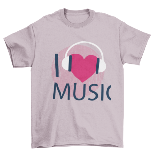 I love music t-shirt