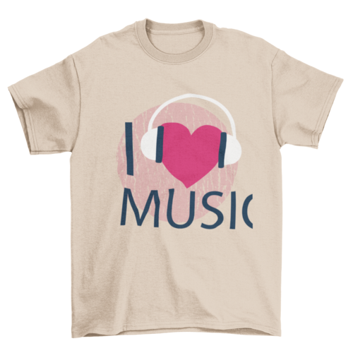 I love music t-shirt
