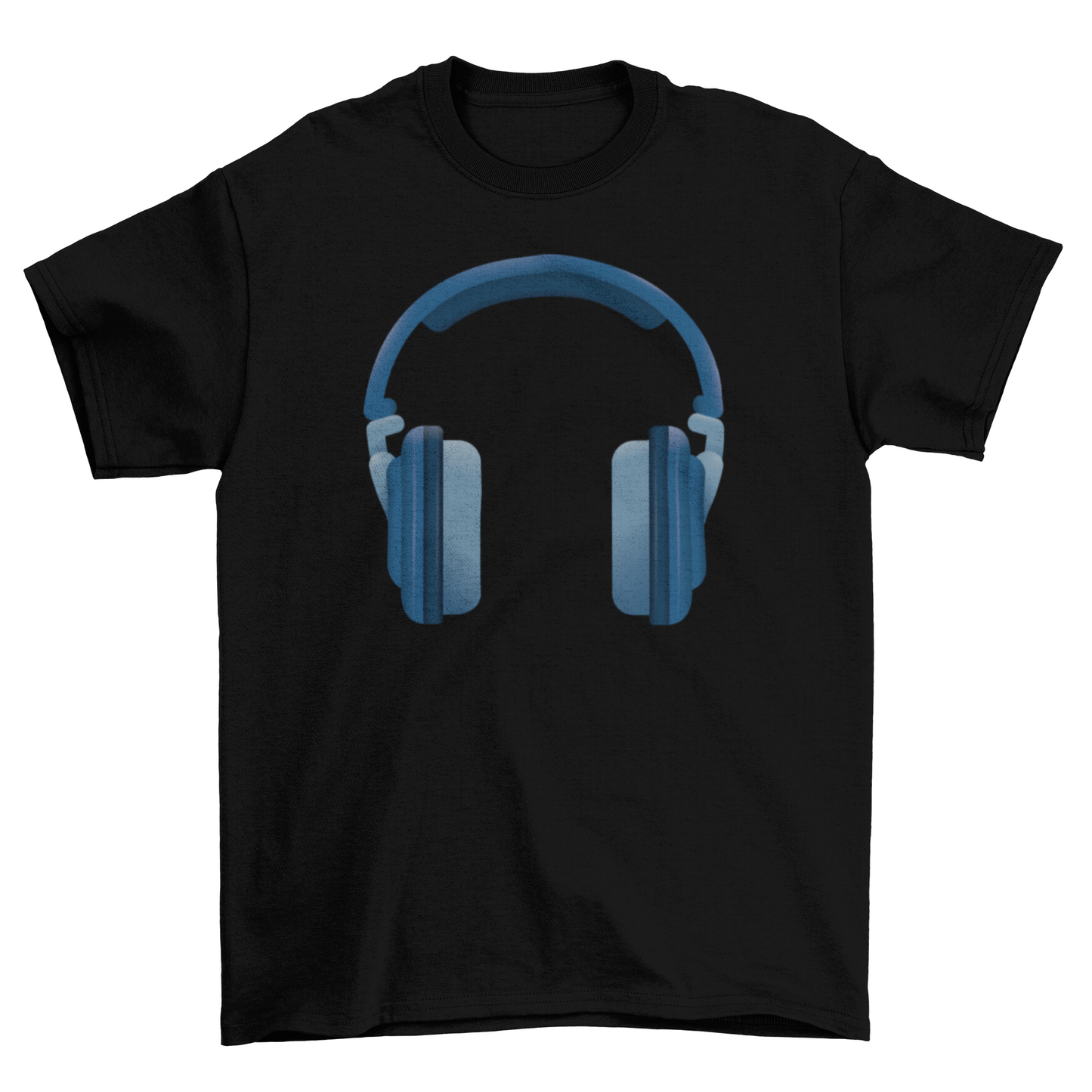 Realistic headphones t-shirt