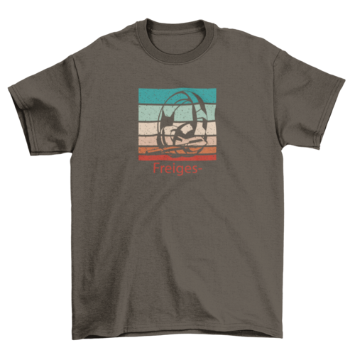 Gamer headphones retro t-shirt