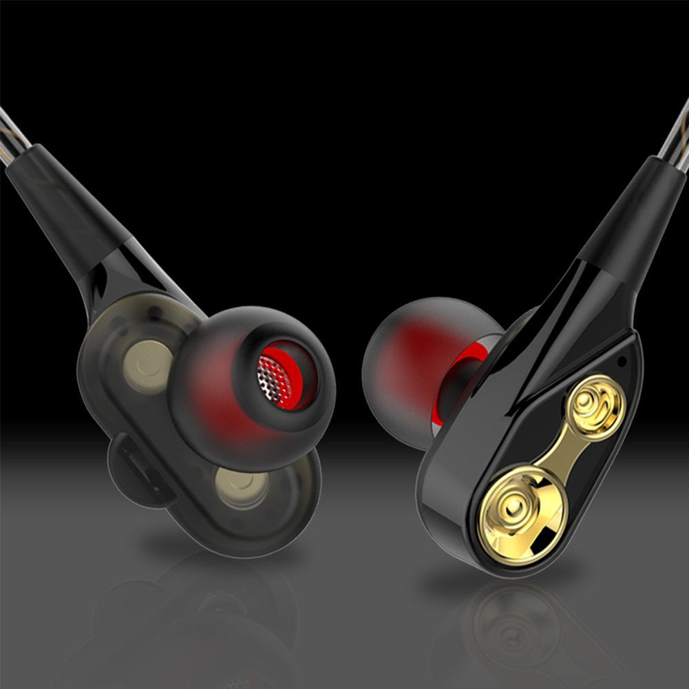 Metal In-ear Wire-controlled Music Small Headphones