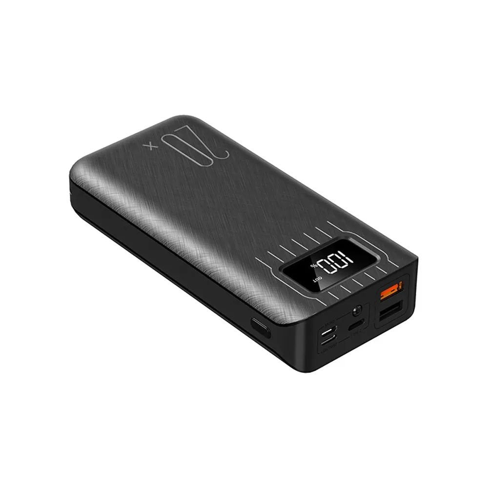20,000mAh Power Bank | Dual USB Fast Charger & LED Light