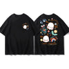 Kawaii Sanrio Kuromi Pochacco Cinnamoroll My Melody Harajuku T Shirts Women Cute Anime Graphic Ullzang T-shirt Y2K Tshirt Female
