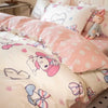 Sanrio Cinnamoroll Kuromi HelloKitty Melody Cotton Three-piece Cartoon Cute Quilt Cover Pillowcase Sheets Four-piece Bedding Set