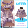 Hellokitty Anime Cinnamoroll Kuromi Parent-Child New Plush Pajamas Autumn Winter Kawaii Girl Kids Warm Bathrobe Homewear