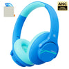 Kids ANC Wireless Over Ear Bluetooth Headphones Noise Cancelling Headphones & Hearing Protection for Travel/School Girls Gift