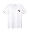 Cinnamon Roll Children's T-shirt A-Z Letter Cartoon Fashion Girl Clothing Anime Children's Short Sleeved Loose Clothing Gift
