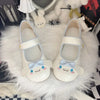Anime Cinnamoroll Style Lolita Flat Shoes Girl Cartoon Kawaii Cinnamoroll Accessories Indoor Shoes Lolita Princess Shoes Gift