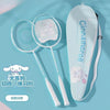 Sanrio My Melody Kuromi Cinnamoroll Cartoon Kids Badminton Double Racket Creative Cute Anime Peripherals Carbon Badminton Racket