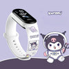 Kuromi & Cinnamoroll Kids Watch - Upgraded Waterproof Sports Watch with Night Light, Cute Student Digital Watch, Fashion Childre