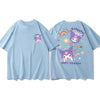 Kawaii Sanrio Kuromi Pochacco Cinnamoroll My Melody Harajuku T Shirts Women Cute Anime Graphic Ullzang T-shirt Y2K Tshirt Female