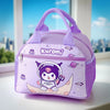 Kuromi/Cinnamoroll Lunch Bag, Widened Aluminum Foil Material Bento Bag, Thermal Insulated Lunch Tote for Work, School, Picnics