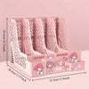 Melody/Cinnamoroll cartoon desktop file storage box multi-function multi-layer large capacity office storage box office supplies