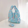 Sanrio Cinnamoroll Foldable Handbag Anime Shoulder Shopping Bags Pochacco Cartoon Folding Lightweight Convenience Storage Bag