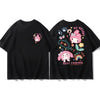 Kawaii Sanrio Kuromi Pochacco Cinnamoroll My Melody Harajuku T Shirts Women Cute Anime Graphic Ullzang T-shirt Y2K Tshirt Female