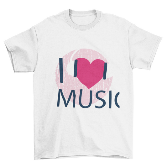 I love music t-shirt