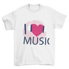 I love music t-shirt