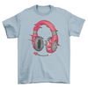 Glitchy headphones t-shirt
