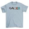 Gamer element lettering t-shirt
