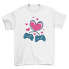 Gaming love t-shirt