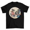 Gamer girl with cats t-shirt