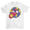 Trippy eyeball with a lollipop t-shirt
