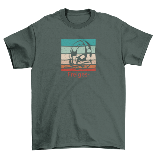 Gamer headphones retro t-shirt