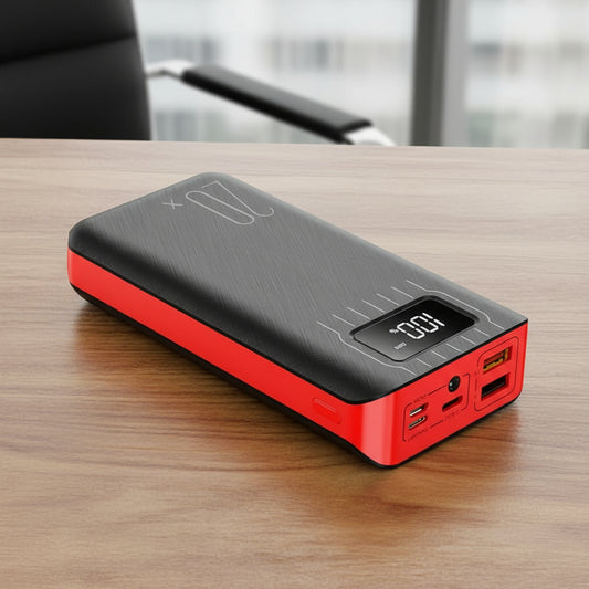 20,000mAh Power Bank | Dual USB Fast Charger & LED Light