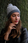 Soft Furry Pom Knit Beanie